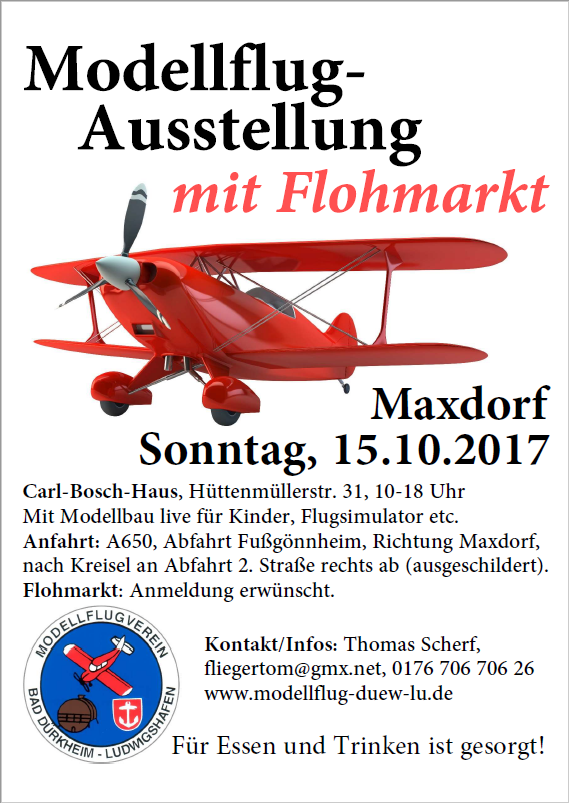 Modellbauflohmarkt in Maxdorf 2017
